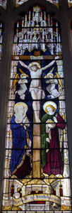 Crucifixion in the east window February 2008
